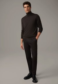 Strellson PULLOVER - Strickpullover - dunkelbraun