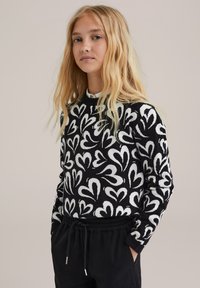 WE Fashion Strickpullover - black