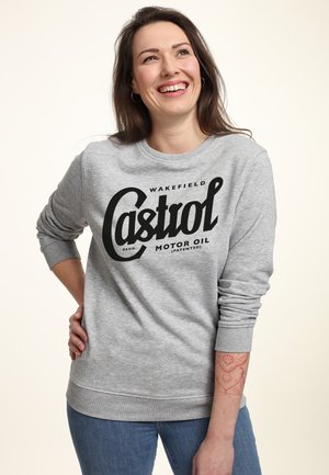 Henry Tiger CASTROL REGISTERED LOGO - Mikina - heather grey