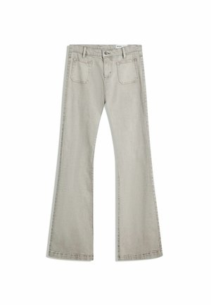 POCKET - Bootcut jeans - grey