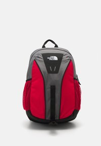 The North Face DAYPACK UNISEX - Rucksack - smoked pearl/red/grey ...