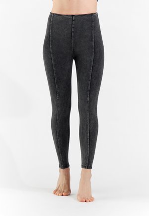 PUSH UP  - Pantalones - denim nero