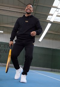 EA7 Emporio Armani TRAIN CORE ID TRACK SUIT HOODIE - Treniņtērps - black