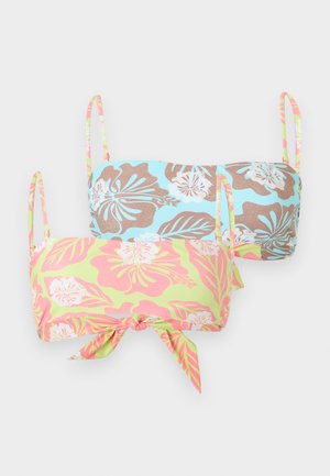 Roxy, HIBISCUS HYPE BANDEAU REVO - Πάνω μέρος μπικίνι - green