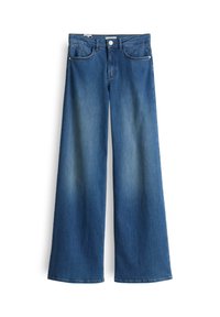 MID RISE LONG PALAZZO FIT - Jeans bootcut - mid pacific blue