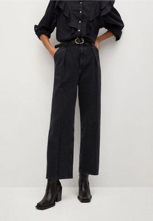 Jean droit - black denim