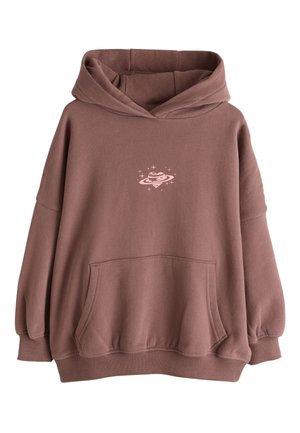 Next, REGULAR FIT - HOODIE . - Mikina s kapucňou - chocolate brown cosmic