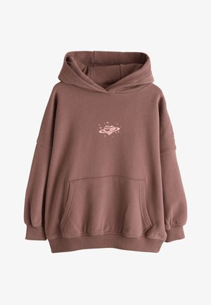 Next, REGULAR FIT - HOODIE . - Hoodie - chocolate brown cosmic