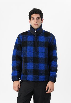 CHECK UNISEX - Veste polaire - wedge blue/black
