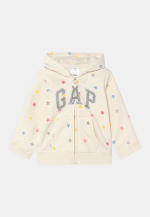 LOGO TODDLER GIRL - Felpa con zip - off-white