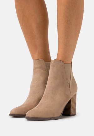 Even&Odd Wide Fit, Bottines à talons hauts - beige