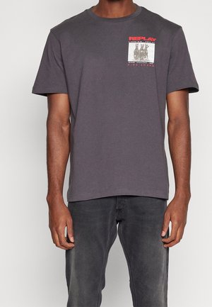 Print T-shirt - black