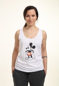 Disney - DISNEY CLASSIC MICKEY MICKEY WATERY  TANK  - Top - white Immagine in miniatura 1