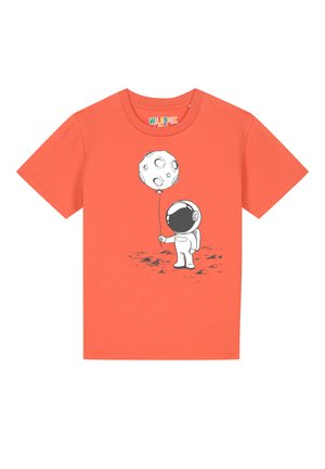 KLEINER ASTRONAUT MIT LUFTBALLON - Print T-shirt - fiesta