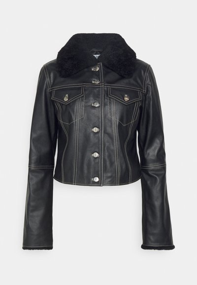 Filippa K JACKET - Leather jacket - black