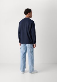 HUGO DAPOSO - Long sleeved top - dark blue