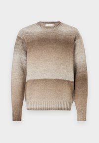 SLHGAARD RELAXED CREW NECK - Pullover - chinchilla detail/multi color