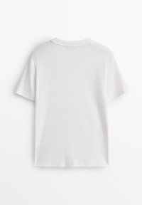 SHORT SLEEVE INTERLOCK WITH CREW NECK - T-Shirt basic - white