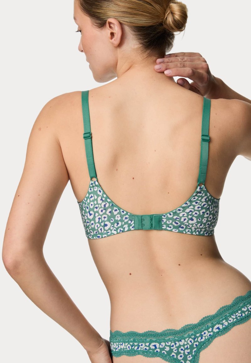Marks & Spencer Reggiseno Donna – Colore Verde – Nuovo Con Etichette – Prodotto In Bangladesh