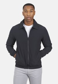 Sweater met rits - black