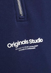 Jack & Jones Junior JORVESTERBRO QUARTER ZIP - Felpa - ocean cavern