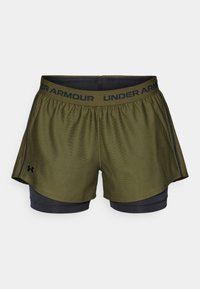 PLAY UP SHORTS - Sportovní kraťasy - expedition green/black