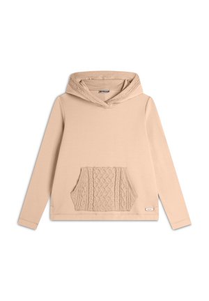 CON E TASCA A MARSUPIO - Jersey con capucha - cuban sand