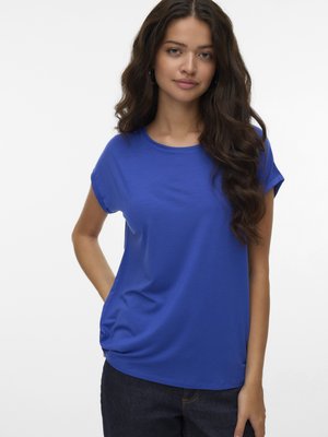 Vero Moda VMAVA PLAIN - Basic póló - dazzling blue