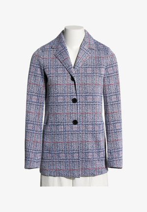 CELINE, Blazer - blue dark red purple