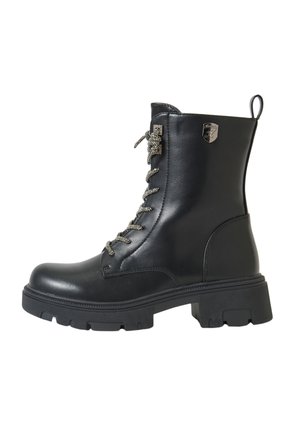 Stivaletti con plateau - black