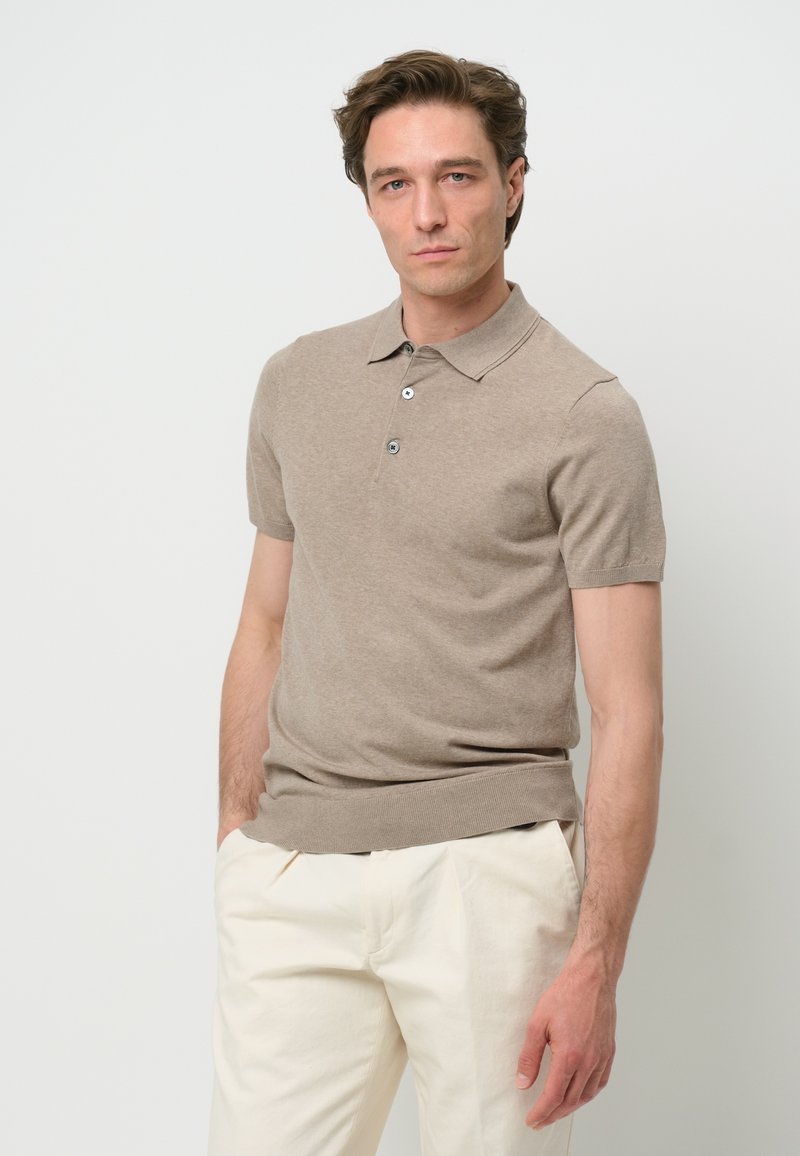 PROFUOMO THE LUXURY BASIC SHORT SLEEVE - Piké - beige