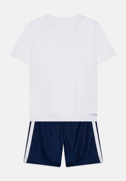 adidas ESSENTIALS JUNIOR UNISEX SET - Camiseta deportiva - white/dark blue — foto 2