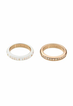EDITION SET - Ring - white and rosegold coloured