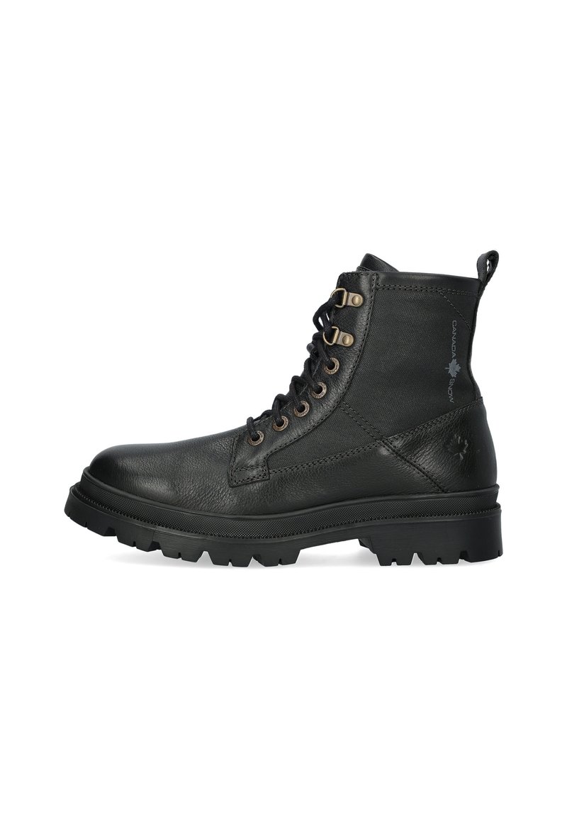 Canada Snow Stivaletti stringati - black black