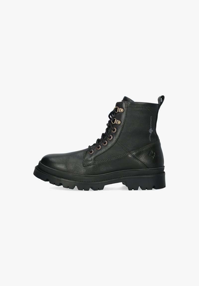 Canada Snow Stivaletti stringati - black black