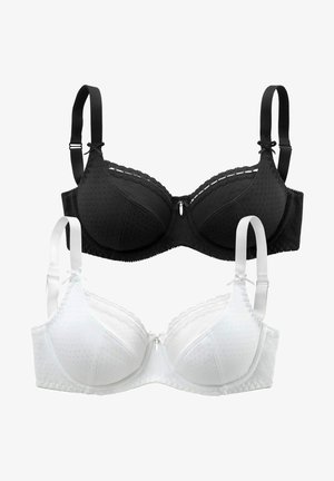 LASCANA, Push-up bra - weiß/ schwarz