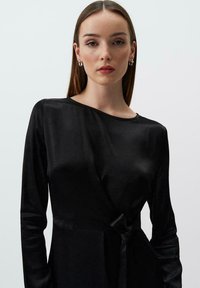Jimmy Key MIDI WITH SLITS - Jurk - black