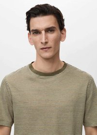 Mango Tricou cu imprimeu - green