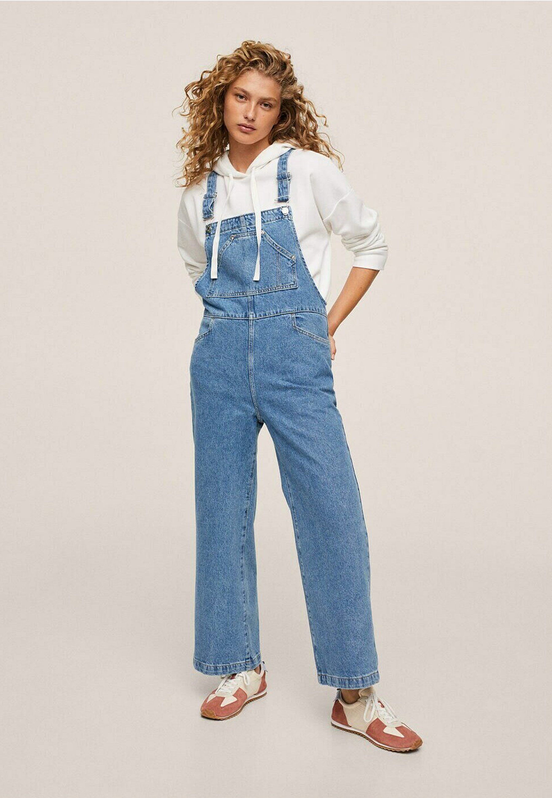 Mango WIDE-LEG - Dungarees - medium 
