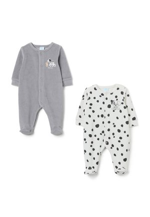TWO-PACK - Kruippakje - white/grey