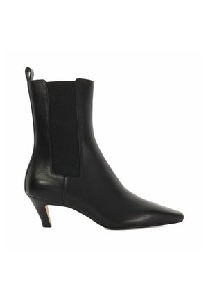 Dune London, DUNE LADIES ODELE POINTED TOE KITTEN HEEL ANKLE BOOTS - Lage laarzen - black
