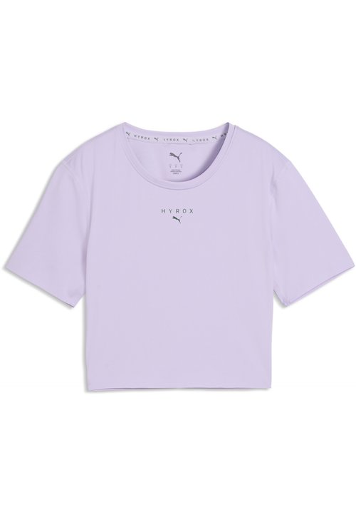 PUMA W X HYROX PWRMODE CROP TEE - Sports T-shirt - light lavender — foto 4
