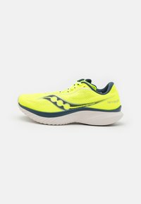 Saucony KINVARA 15 Road running shoes citron/navy/yellow Zalando