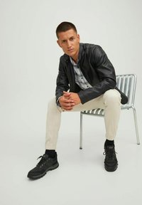 Jack & Jones JJEROCKY - Giacca in similpelle - black