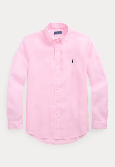 Polo Ralph Lauren CUSTOM FIT LINEN SHIRT - Ing - carmel pink
