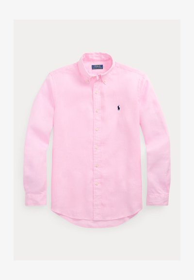 Polo Ralph Lauren CUSTOM FIT LINEN SHIRT - Ing - carmel pink