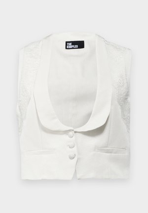 The Kooples GILET - Smanicato - ecru