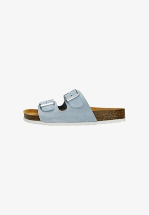 Wojas, KLAPKI - Slip-on sandaler - niebieski