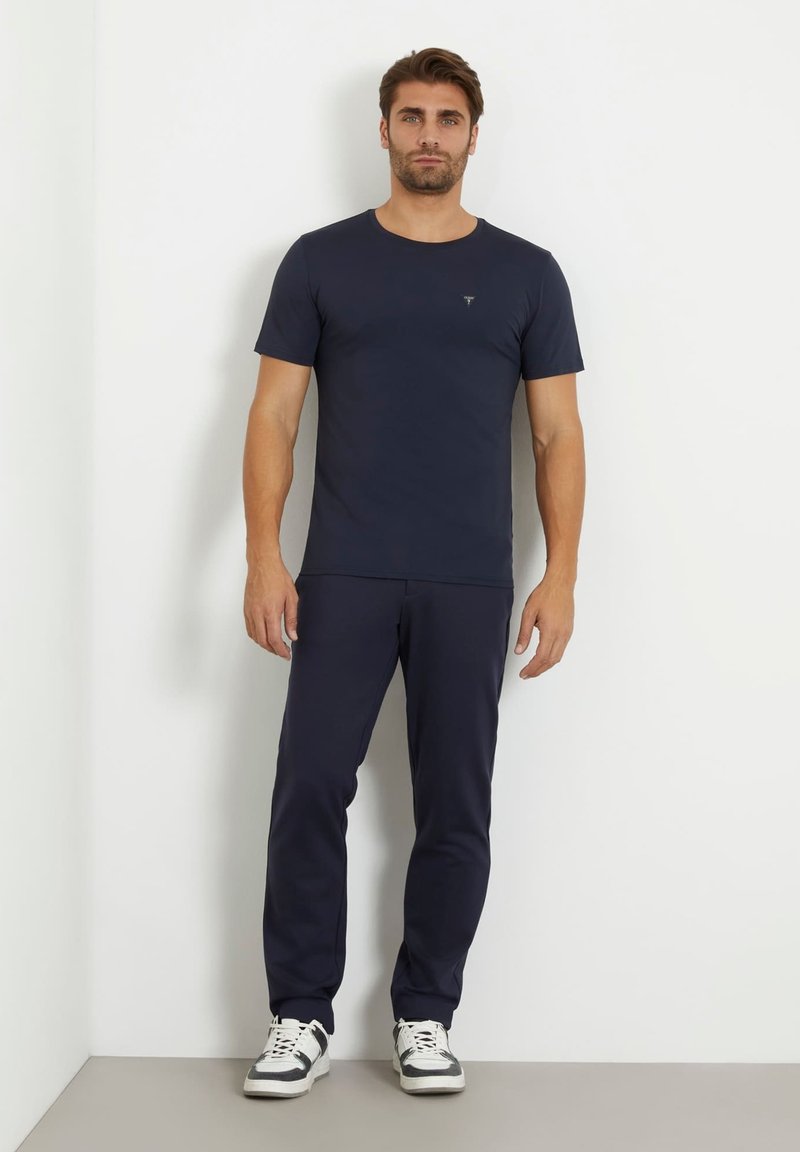 Guess T-shirt basic blauw