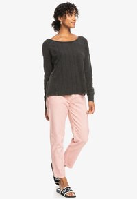 Roxy BOHO MIND LANGÄRMLIGES MIT WAFFEL - Strickpullover - anthracite
